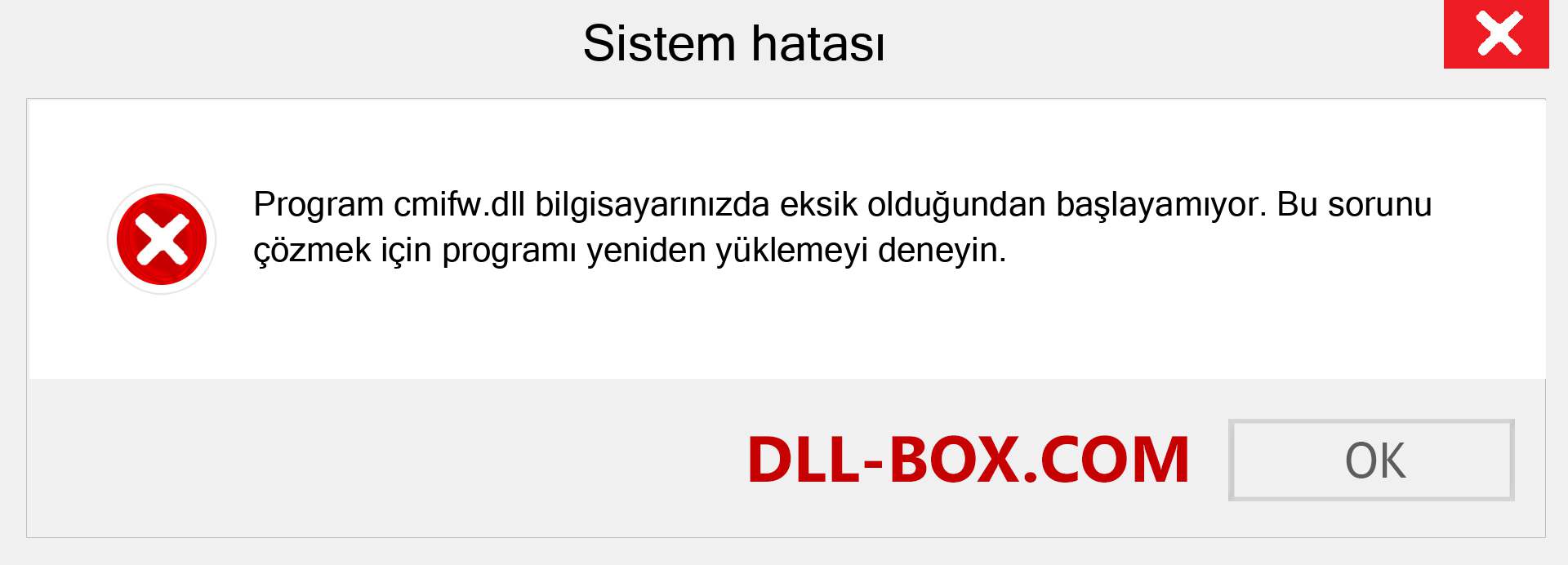 cmifw.dll dosyası eksik mi? Windows 7, 8, 10 için İndirin - Windows'ta cmifw dll Eksik Hatasını Düzeltin, fotoğraflar, resimler